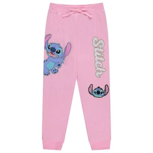 Disney Girls Lilo and Stitch Jogger Sweatpants with Minnie Mouse & Disney... - Picture 1 of 25