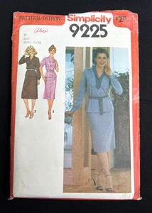 Simplicity 9225 Misses Pullover Top, Skirt, Belt Vintage 1979 Pattern sz 12 Cut - Picture 1 of 2