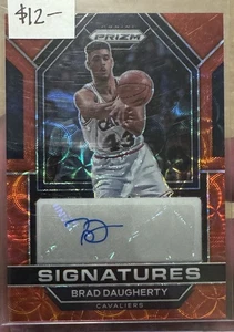 2022-23 BRAD DAUGHERTY AUTO PANINI PRIZM SIGNATURES CHOICE RED AUTOGRAPHS - Picture 1 of 2