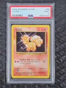 1999 Pokemon Game VULPIX #68 PSA 9 MINT New Slab - Picture 1 of 4