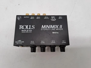 Rolls MX51s Minimix II Stereo Line Mixer - Picture 1 of 3