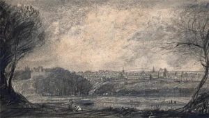 David Waterson Graphitzeichnung Brechin Schottland 1900 - Bild 1 von 7