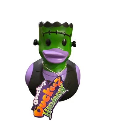 Quackeez Duckeez Espeluznante Halloween Frankenstein 9" Grande Pato de Goma Viral Nuevo Foto 1 de 4