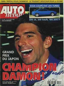 Hebdo Auto Nr.1056 16.10.1996 GP JAPAN FIAT Coupe 20V Audi S8 Volvo 850 - Bild 1 von 1