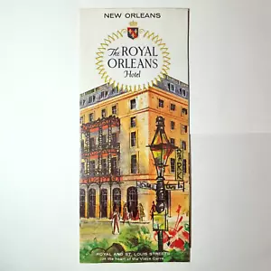 The Royal Orleans depliant hotel vintage 1966 New Orleans quartiere francese viaggio - Foto 1 di 6
