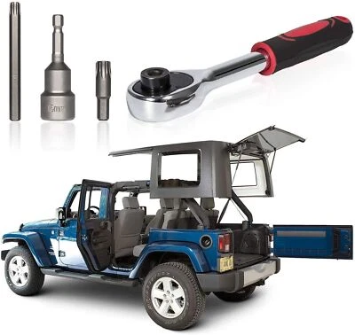 For Jeep Wrangler JK JL 2007-2021 Hard Top and Door Removal Torx Set Tool Kit  Foto 1 de 4