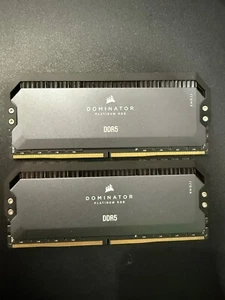 Corsair Dominator Platinum RGB 64GB (2x32GB) DDR5 DRAM 5600MHz Memory Kit - Picture 1 of 2