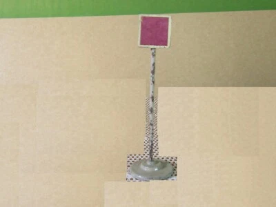 82Z Vintage 1950 Square Violet Traffic Mechanical SNCF H 7.7 CM Zero - Image 1 of 4