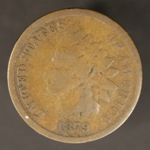 1879 1C Indian Head Cent - Tougher Date - Picture 1 of 2