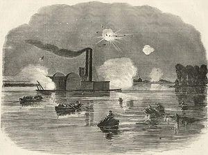 Civil War USS Queen of the West Captured at Fort DeRussy Marksville Louisiana - Picture 1 of 1