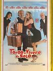 2008 Torno A Vivere Da Solo - Orig. Italian Locandina Movie Poster T3-19