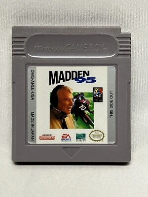 Madden NFL '95 Nintendo Gameboy протестирован и работает. Поставляется с чехлом - Изображение 1 из 4