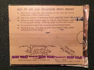 Vintage 60s NEW 9 Polacolor Print Mount Polaroid Camera Photo Backs Sealed 1967 - Picture 1 of 3