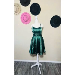 Spaghetti Strap Homecoming Dress Ruffle Square Neck Short A-line - Picture 1 of 5