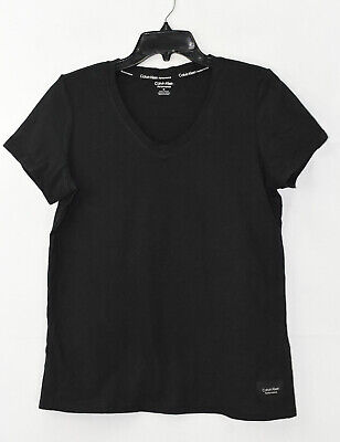 Calvin Klein Performance Women's Solid V-Neck T-Shirt, Black, Size M, $25, NwT • 14.95€