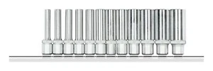 GEDORE Red R41008012 Juego de llaves de vaso 1/4" 6 cantos + barra 12 piezas - Imagen 1 de 3