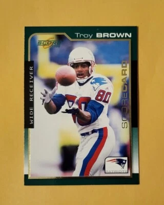 2000 Score Scorecard /2000 Troy Brown #122 SP  - Image 1 of 4