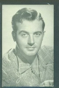 1940'S EXHIBIT ARCADE CARD ACTOR JOHN PAYNE POSE 2 EX- - Picture 1 of 2