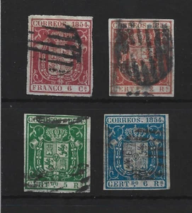 1854 EDIFIL 24/7 USADOS SERIE COMPLETA - Picture 1 of 1