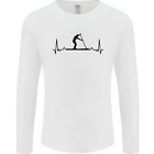 Paddleboarding EKG Paddleboard Pulse Męska koszulka z długim rękawem