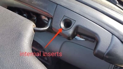 Bisel de inserciones superiores Plymouth Prowler Chrysler. Pasador de techo 4410254.  Foto 1 de 4