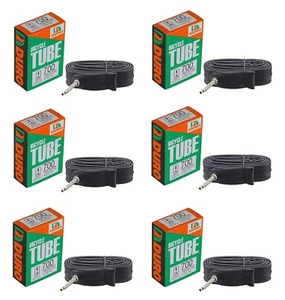 6 (SIX) DURO BICYCLE 700 x 18c/23c/25c TUBE 48MM STANDARD PRESTA/FRENCH VALVE. - Picture 1 of 1