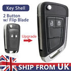 For Vauxhall Astra J Insignia Zafira Adam Car 2 Button Remote Key Fob Shell Case