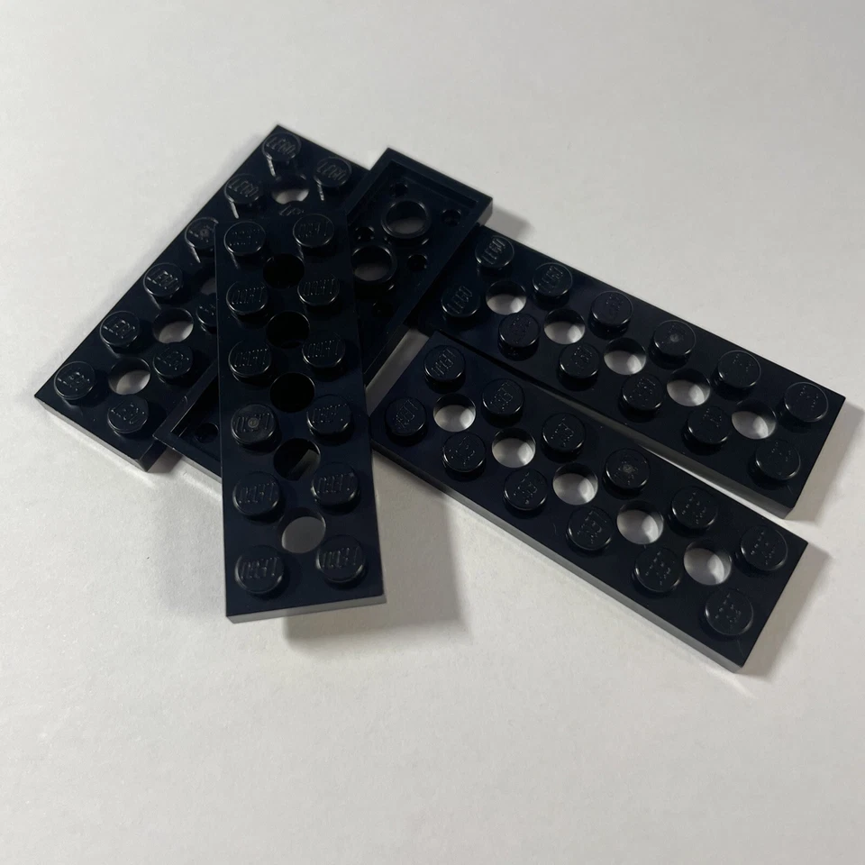 5x LEGO Technic Platte Lochplatte 32001 schwarz 2x6 Black - Bild 1 von 1