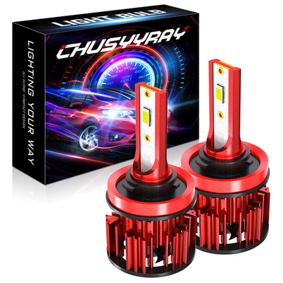 Kit de faros LED Chusyyray bombilla H11 6000K haz bajo 100W para Volvo C70 2003-2013 Foto 1 de 4