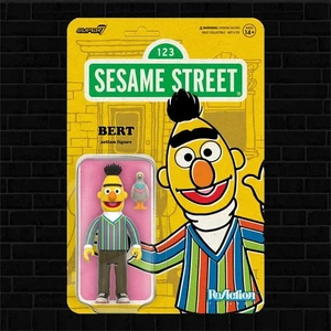 Figura de acción Bert Sesame Street 3 3/4 Super 7 nueva en caja - Imagen 1 de 1
