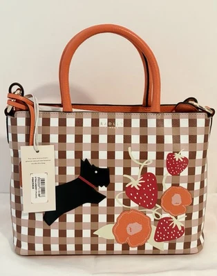 RADLEY MULTICOLOURED LEATHER HANDBAG SHOULDER MULTIWAY CROSS BODY BAG RARE NEW! - image 1 of 4