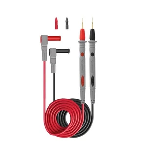 Digital Multimeter Silicon Probe Cable Test Leads 1000V/20A Gold-Plated Tip - Picture 1 of 5