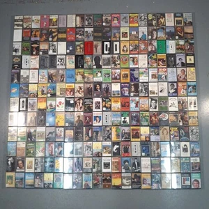240x Huge Joblot Cassette Tapes Bundle Mixed Artists Rock Pop 90s Audio Etc - Picture 1 of 15