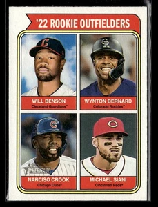 (Benson / Bernard / Crook / Siani) - 2023 Topps Heritage Rookie #494 - Picture 1 of 2