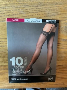 Marks & Spencer Autograph 10 Denier Ladder resist Matt Stockings - Picture 1 of 2