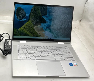 HP Envy x360 15m-es0023dx 15.6" TCH i7-1165G7 16gb Ram 256gb SSD W11  100% Bttry - Image 1 of 4
