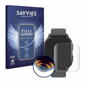 4x Full-Screen Schutz Folie für Garmin Venu Sq 2 / Sq 2 Music 3D Edge Display - Zdjęcie 1 z 6