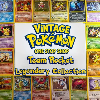 Vintage Pokemon WotC - Choose Your Card: Team Rocket, Legendary Collection - Image 1 of 3