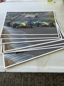 2007 Team Australia Champ Car Poster Aussie Vinyards lot of 10 Indy Racing Car - Picture 1 of 4