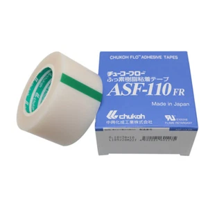 Soft White Heat-resistant PTFE Film Adhesive Tape Chukoh ASF-110FR 0.18x38mmx10m - Picture 1 of 3