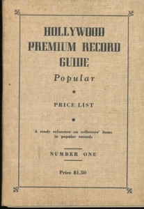 78tk-paper catalog-Hollywood Premium Record Guide-#1 -1944 - Picture 1 of 1
