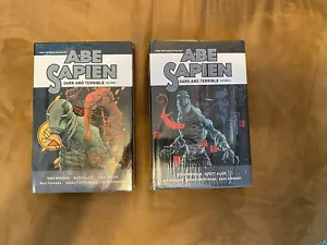 ABE SAPIEN HARDCOVER DARK HORSE OOP DARK AND TERRIBLE VOL. 1 & 2 SET - Picture 1 of 3