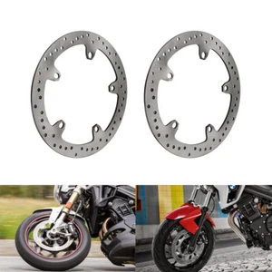 Par de rotores de disco de freno delanteros de hierro para BMW F 800R 900R R Nine T Pure Café Racer - Imagen 1 de 6