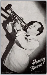 Henry Busee Courtesy Of Music Corporation Of America Mutoscope Arcade Postcard - Picture 1 of 2