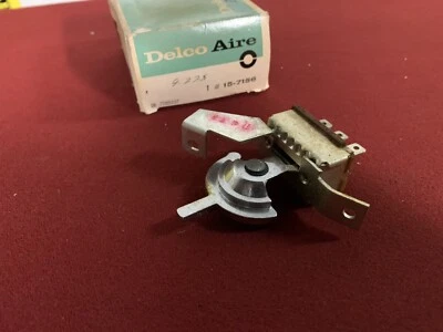 Nuevo de Lote Antiguo 1965 Interruptor Soplador Calentador Delco 15-7156 65 Electra Wildcat Lesabre GM Foto 1 de 2