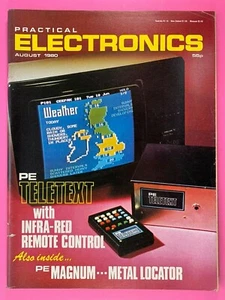 Práctico Electrónica - Revista - Agosto 1980 - E. F. Magnum Metal Localizador - Imagen 1 de 3