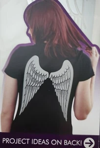 Next STYLE Iron On Transfer Fashion Art Foil Wings 1 Sheet 3pcs Lot 2 SEALED - Picture 1 of 2
