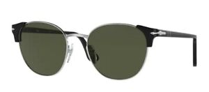 Persol 0PO 3280S 95/31 Black/Silver Green Unisex Sunglasses