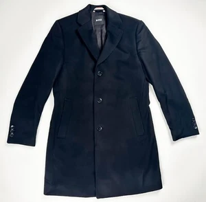 BOSS Men's Jared Wool & Cashmere Regular Fit Topcoat 40R US Large $745 - Picture 1 of 8