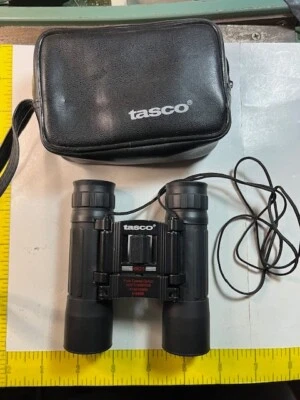 Tasco 168RB 10x25mm Compact Rubber Armored Binoculars w/ Case - Image 1 of 4